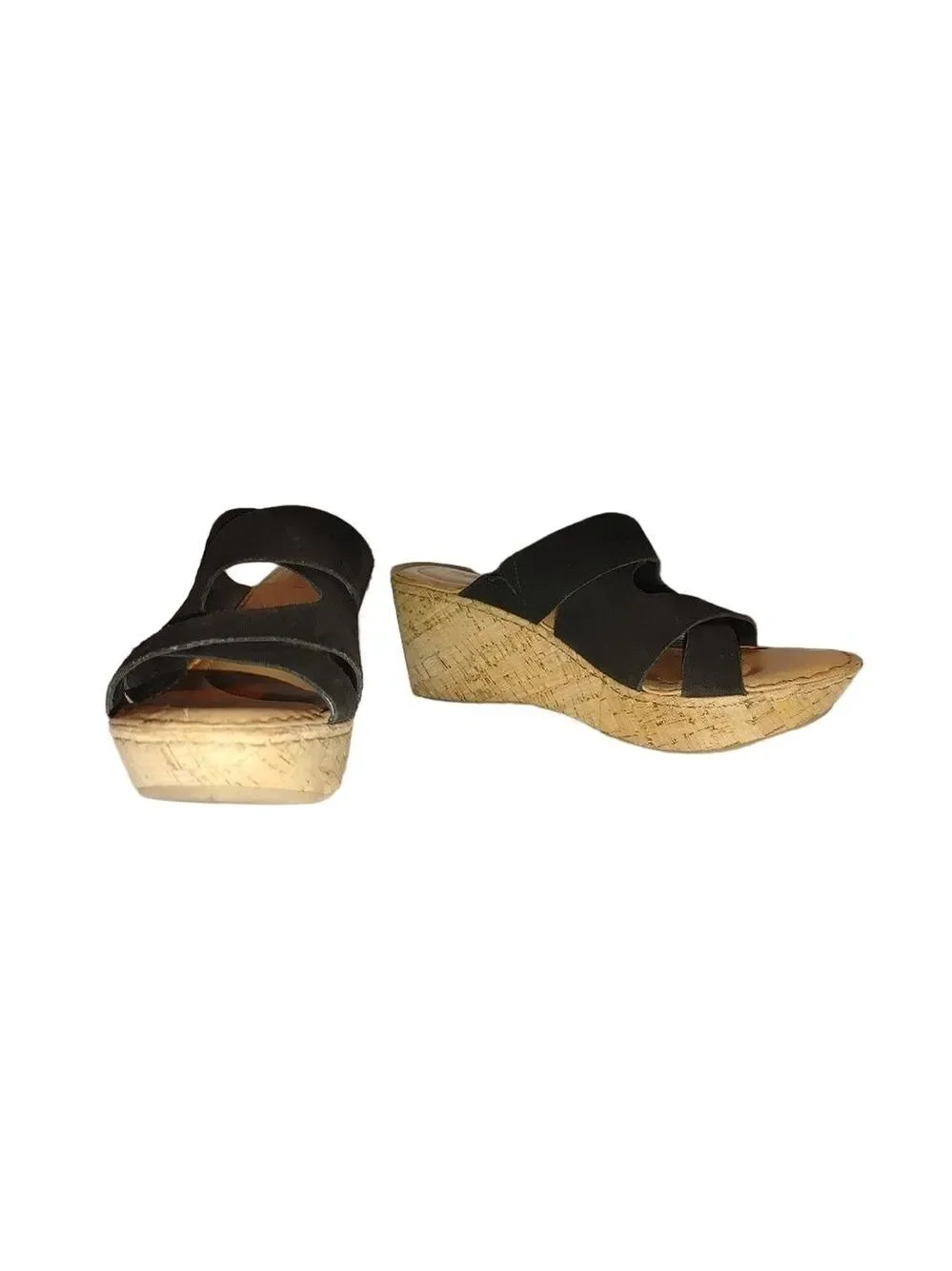 Born Rosa Wedge Slides Size 8M